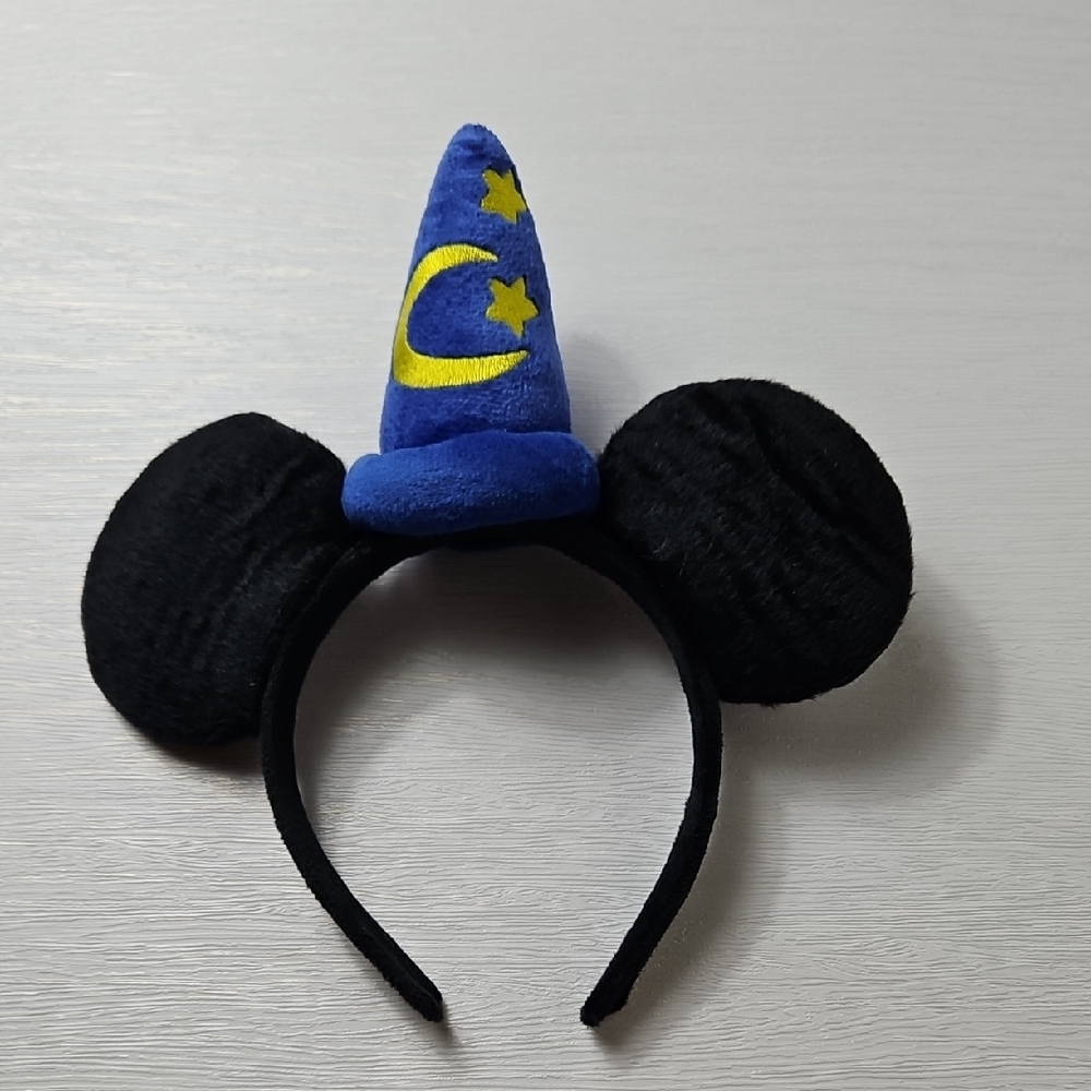 Sorcerer Mickey Ear Headband~blue/gold child size